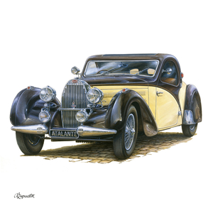Fotografie k reklamnímu předmětu „NOTIQUE Poznámkový kalendář Classic Cars – Václav Zapadlík 2027, PLASTIC FREE, 30 x 30 cm“