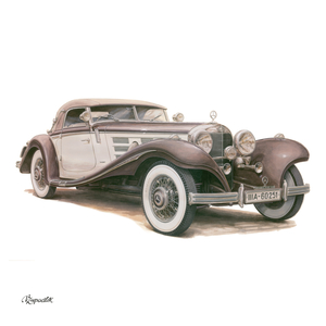 Fotografie k reklamnímu předmětu „NOTIQUE Poznámkový kalendář Classic Cars – Václav Zapadlík 2027, PLASTIC FREE, 30 x 30 cm“
