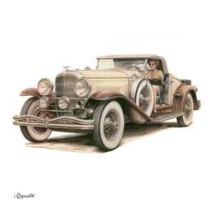 Fotografie k reklamnímu předmětu „NOTIQUE Poznámkový kalendář Classic Cars – Václav Zapadlík 2027, PLASTIC FREE, 30 x 30 cm“