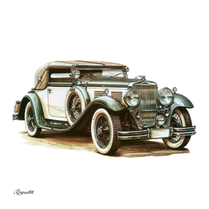 Fotografie k reklamnímu předmětu „NOTIQUE Poznámkový kalendář Classic Cars – Václav Zapadlík 2027, PLASTIC FREE, 30 x 30 cm“