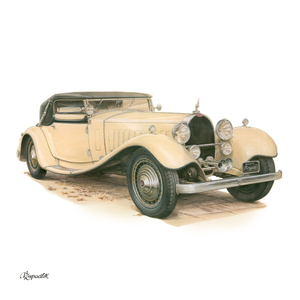 Fotografie k reklamnímu předmětu „NOTIQUE Poznámkový kalendář Classic Cars – Václav Zapadlík 2027, PLASTIC FREE, 30 x 30 cm“