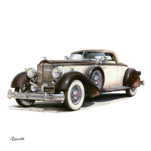 Fotografie k reklamnímu předmětu „NOTIQUE Poznámkový kalendář Classic Cars – Václav Zapadlík 2027, PLASTIC FREE, 30 x 30 cm“