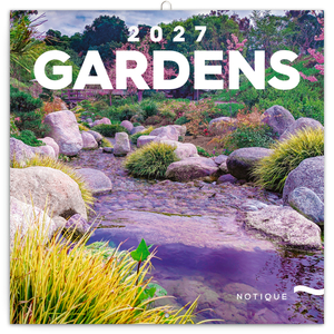 Fotografie reklamního předmětu „NOTIQUE Grid calendar Gardens 2027, 30 x 30 cm“