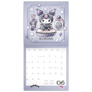 Fotografie k reklamnímu předmětu „NOTIQUE Grid calendar Kuromi 2027, 30 x 30 cm“