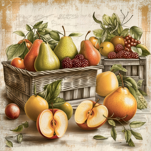 Fotografie k reklamnímu předmětu „NOTIQUE Poznámkový kalendář Farmářské trhy 2027, PLASTIC FREE, 30 x 30 cm“
