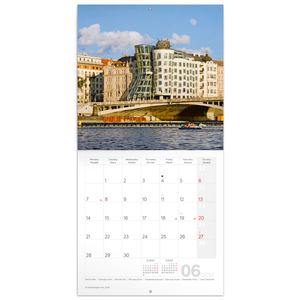 Fotografie k reklamnímu předmětu „NOTIQUE Poznámkový kalendář Praha  2027, 20 x 20 cm“