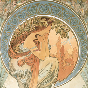 Fotografie k reklamnímu předmětu „NOTIQUE Poznámkový kalendář Alfons Mucha  2027, 20 x 20 cm“