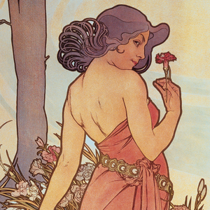 Fotografie k reklamnímu předmětu „NOTIQUE Poznámkový kalendář Alfons Mucha  2027, 20 x 20 cm“
