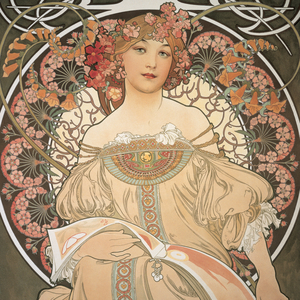 Fotografie k reklamnímu předmětu „NOTIQUE Poznámkový kalendář Alfons Mucha  2027, 20 x 20 cm“