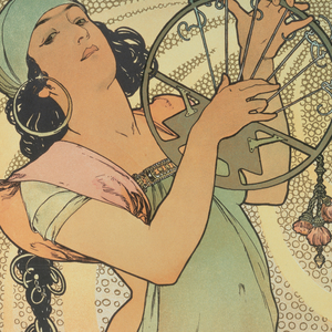 Fotografie k reklamnímu předmětu „NOTIQUE Poznámkový kalendář Alfons Mucha  2027, 20 x 20 cm“