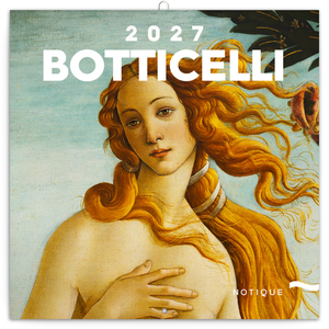 Fotografie reklamního předmětu „NOTIQUE Grid calendar Sandro Botticelli 2027, 30 x 30 cm“