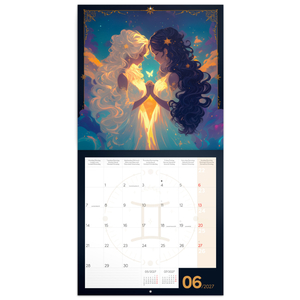 Fotografie k reklamnímu předmětu „NOTIQUE Grid calendar Anime Zodiac 2027, 30 x 30 cm“