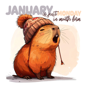 Fotografie k reklamnímu předmětu „NOTIQUE Grid calendar Cheeky Capybaras 2027, 30 x 30 cm“