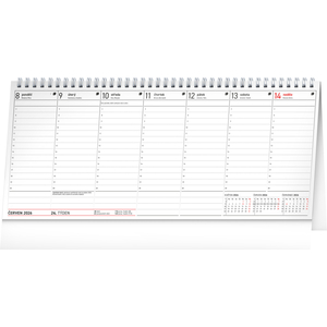 Fotografie k reklamnímu předmětu „NOTIQUE Stolní kalendář Plánovací daňový 2026, 33 x 14,5 cm“