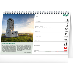 Fotografie k reklamnímu předmětu „NOTIQUE Stolní kalendář Tipy na výlety s dětmi 2026, 23,1 x 14,5 cm“