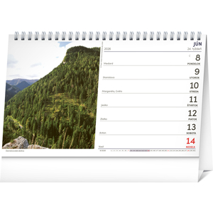 Fotografie k reklamnímu předmětu „NOTIQUE Stolový kalendár Slovensko 2026, 23,1 x 14,5 cm“