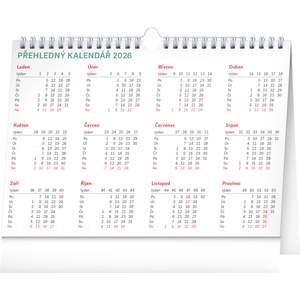 Fotografie k reklamnímu předmětu „NOTIQUE Stolní kalendář Malebná zákoutí Česka 2026 s extra velkým kalendáriem, 30 x 21 cm“