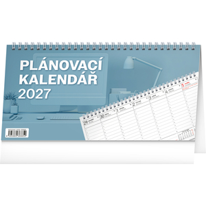 Fotografie reklamního předmětu „NOTIQUE Stolní kalendář Plánovací 2027, 25 x 12,5 cm“