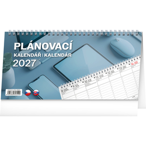 Fotografie reklamního předmětu „NOTIQUE Stolní kalendář Plánovací CZ/SK 2027, 25 x 12,5 cm“