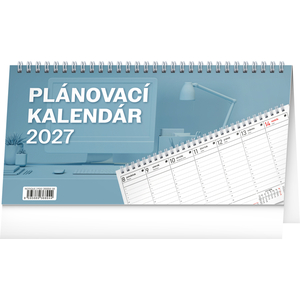 Fotografie reklamního předmětu „NOTIQUE Stolový kalendár Plánovací 2027, 25 x 12,5 cm“