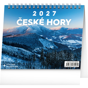 Fotografie reklamního předmětu „NOTIQUE Stolní kalendář České hory 2027, 16,5 x 13 cm“