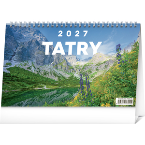 Fotografie reklamního předmětu „NOTIQUE Stolový kalendár Tatry 2027, 23,1 x 14,5 cm“
