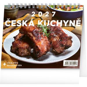 Fotografie reklamního předmětu „NOTIQUE Stolní kalendář Česká kuchyně 2027, 16,5 x 13 cm“