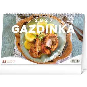 Fotografie reklamního předmětu „NOTIQUE Stolový kalendár Gazdinka 2027, 23,1 x 14,5 cm“