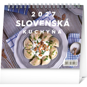 Fotografie reklamního předmětu „NOTIQUE Stolový kalendár Slovenská kuchyňa 2027, 16,5 x 13 cm“