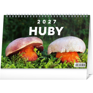 Fotografie reklamního předmětu „NOTIQUE Stolový kalendár Huby 2027, 23,1 x 14,5 cm“