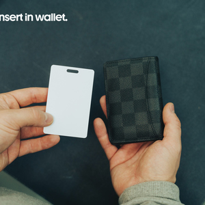 Fotografie k reklamnímu předmětu „Karta s lokátorem Findcard z RCS recykl. plastu“