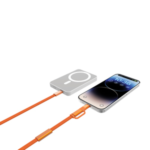 Fotografie k reklamnímu předmětu „Rychlonabíjecí kabel Arc 2 v 1 z RCS 60W 120 cm“
