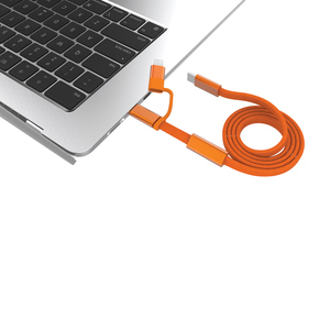 Fotografie k reklamnímu předmětu „Rychlonabíjecí kabel Arc 2 v 1 z RCS 60W 120 cm“
