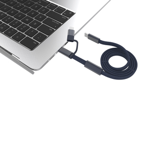 Fotografie k reklamnímu předmětu „Rychlonabíjecí kabel Arc 2 v 1 z RCS 60W 120 cm“