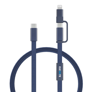 Fotografie k reklamnímu předmětu „Rychlonabíjecí kabel Arc 2 v 1 z RCS 60W 120 cm“