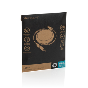 Fotografie k reklamnímu předmětu „Recyklovaný hliníkový zatahovací 2v1 kabel 240W Terra z RCS“