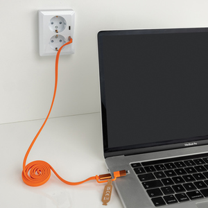 Fotografie k reklamnímu předmětu „Ultra tenký magnetický nabíjecí kabel 60W 2 v 1“