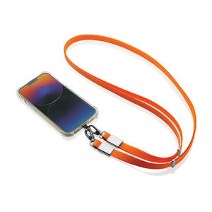 Fotografie k reklamnímu předmětu „Crossbody lanyard Nivo RCS z recyklovaného PET“