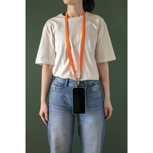 Fotografie k reklamnímu předmětu „Crossbody lanyard Nivo RCS z recyklovaného PET“