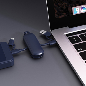 Fotografie k reklamnímu předmětu „Urban Vitamin Dublin 100W 4-v-1 kabel na klíčenku“