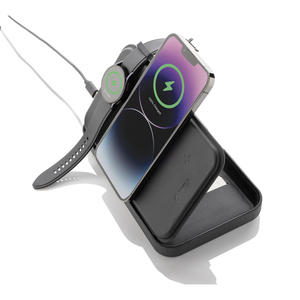 Fotografie k reklamnímu předmětu „Cestovní pouzdro s nabíječkou 3v1 Swiss Peak z RCS plastu“