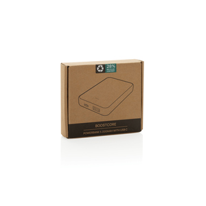 Fotografie k reklamnímu předmětu „Powerbanka Boostcore 5000mAh s USB C z RCS recykl. plastu“