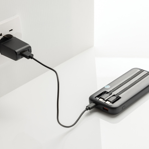 Fotografie k reklamnímu předmětu „Powerbanka Turbopack 10000mAh s integr. kabely z RCS plastu“