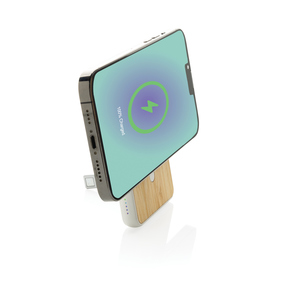 Fotografie k reklamnímu předmětu „Magnetická powerbanka Zen 5000mAh 5W z RCS plastu a bambusu“