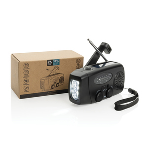 Fotografie k reklamnímu předmětu „Nouzové rádio RescueWave RCS z recyklovaného plastu“