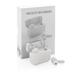 Fotografie k reklamnímu předmětu „TWS sluchátka Pro Elite v nabíjecí krabičce“