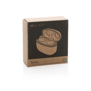 Fotografie k reklamnímu předmětu „TWS sluchátka Terra z RCS recykl. hliníku a ABS“