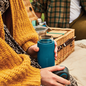 Fotografie k reklamnímu předmětu „Cestovní skleněný hrnek 340 ml Black+Blum“