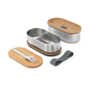 Fotografie k reklamnímu předmětu „Nerezový dvojitý Bento box Black+Blum“