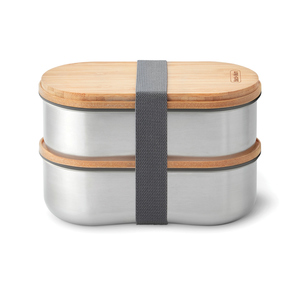 Fotografie k reklamnímu předmětu „Nerezový dvojitý Bento box Black+Blum“